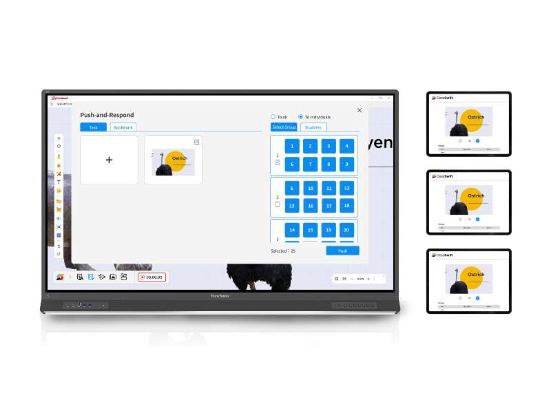 Màn hình tương tác ViewSonic IFP8653–86 inch 4K, RAM 8GB, CPU Octa-core mạnh mẽ